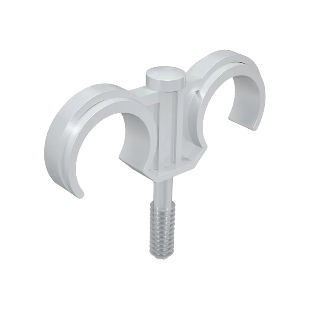 22-26 mm Inslagclip dubbel Nylon