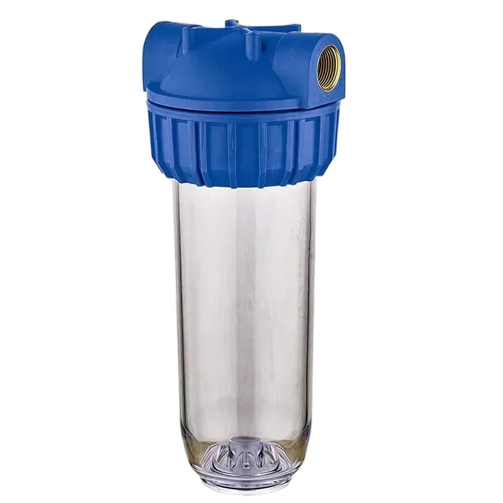 3-del filter 10" - 3/4" aansl. Incl beugel en sleutel