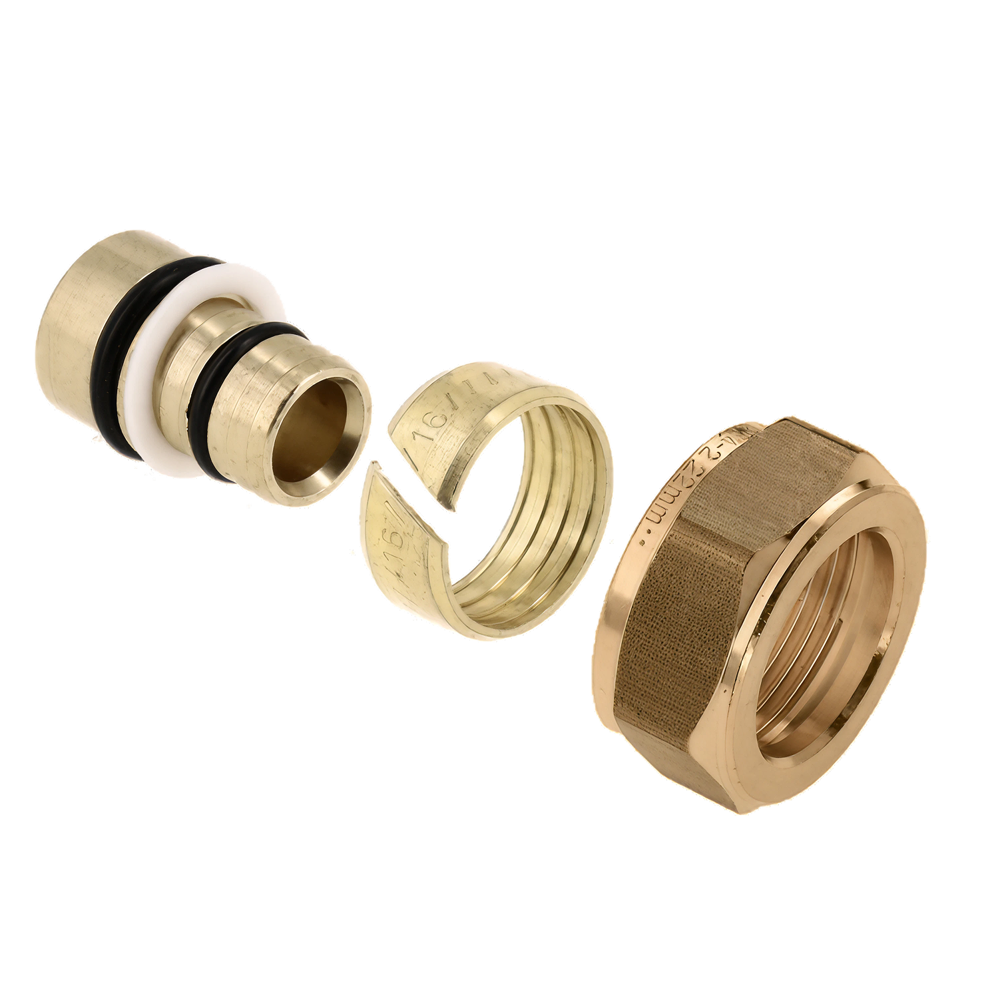 BONFIX 23915 Knel Verloopset ø20x2,0 Alu-pers x 22 mm