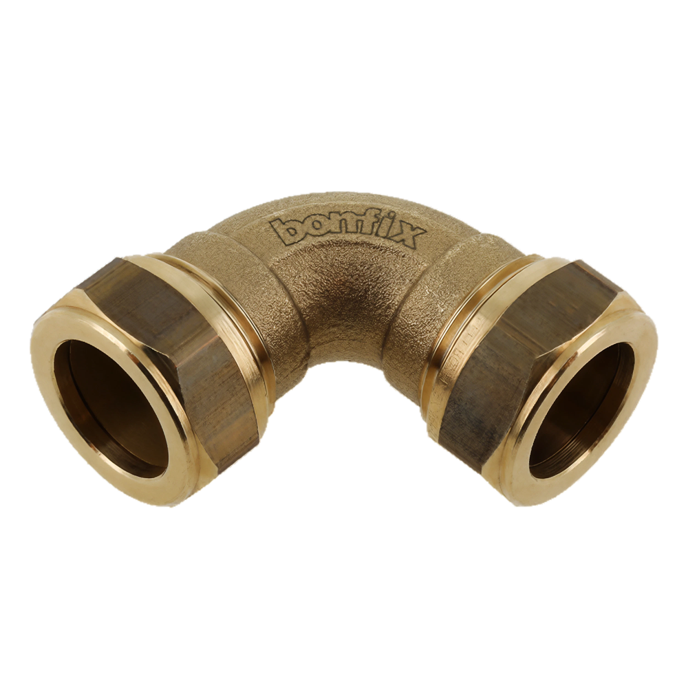 BONFIX 24015 Knel getrokken bocht 90° 22 x 22 mm
