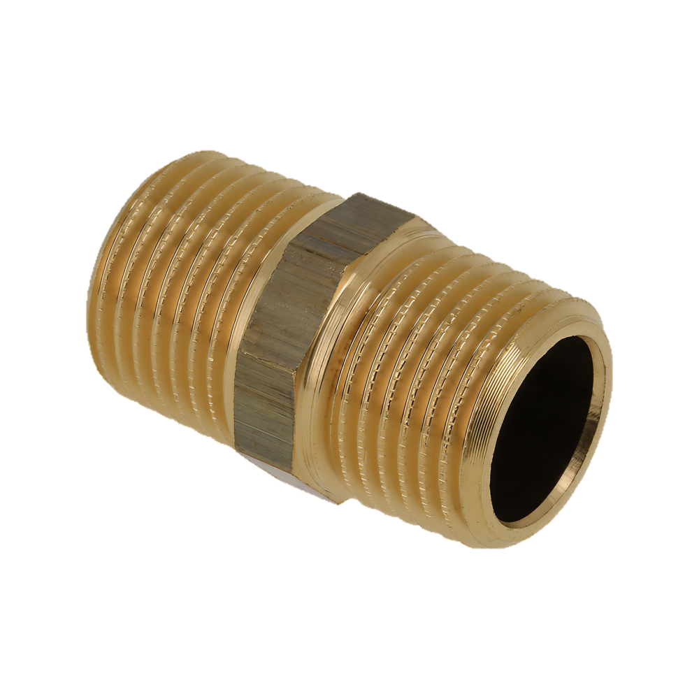 BONFIX 44120 Dubbele nippel  1  " buitendraad conisch