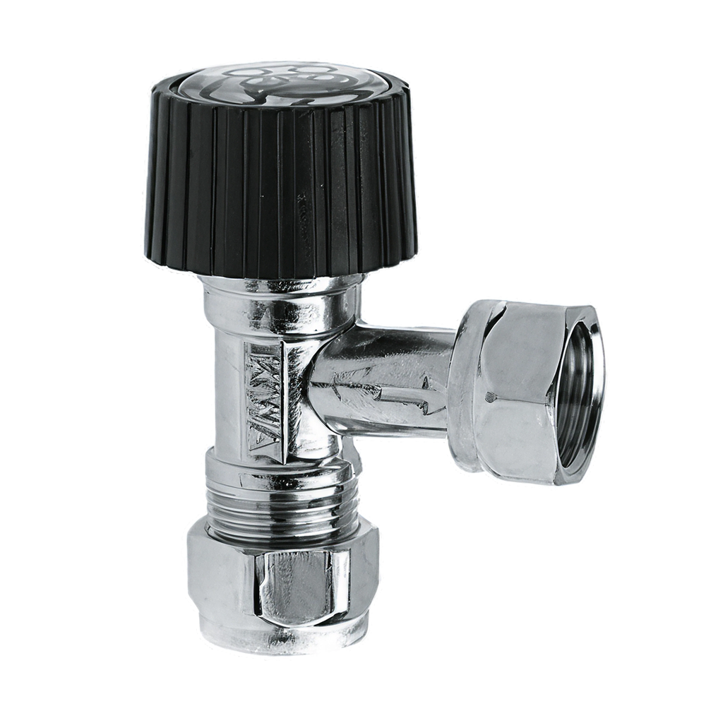 BONFIX 70413 Hoekstopkraan 3/8"x12 knel vernikkeld