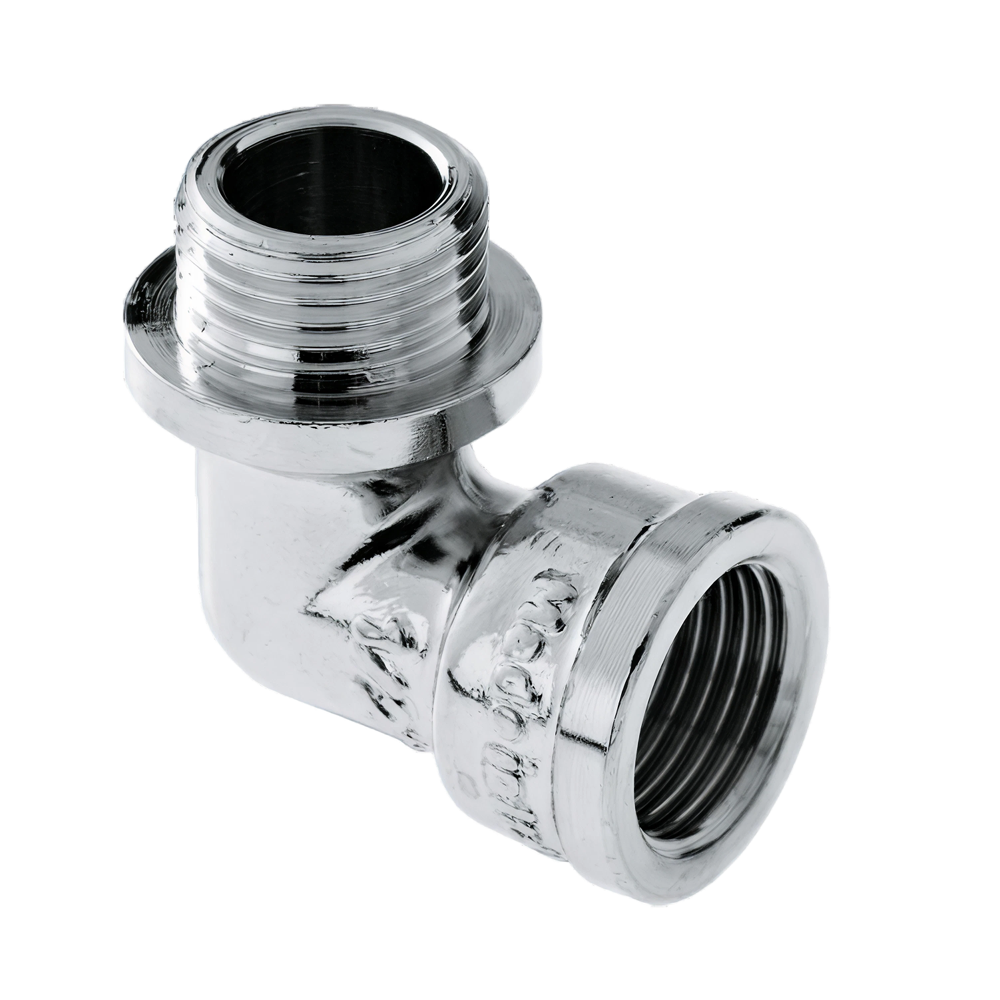 BONFIX 80300 Knie 3/8" binnen x buiten verchroomd