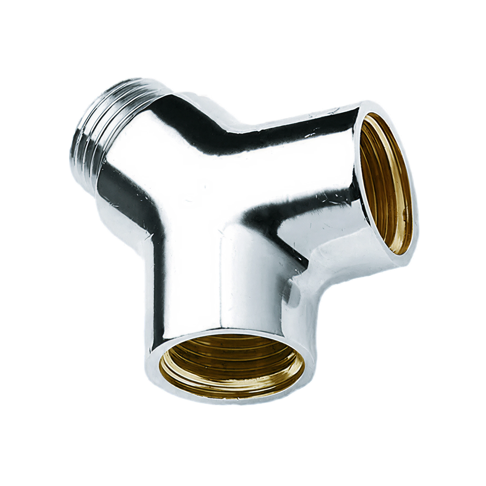 BONFIX 81500CR Y-stuk 1/2" x 1/2" x 1/2" verchroomd