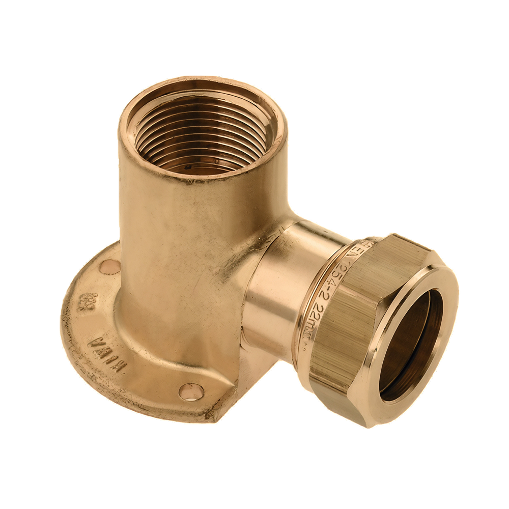 BONFIX 82572 Knel Muurplaat 3/4" bi. dr. x 15 mm