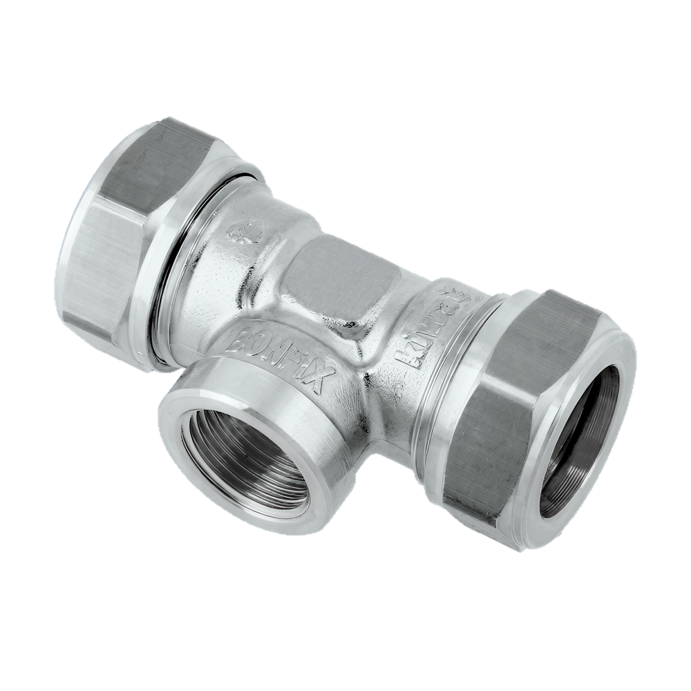 BONFIX 82640 Knel T-stuk 22 x 1/2" bi x 22 vertind