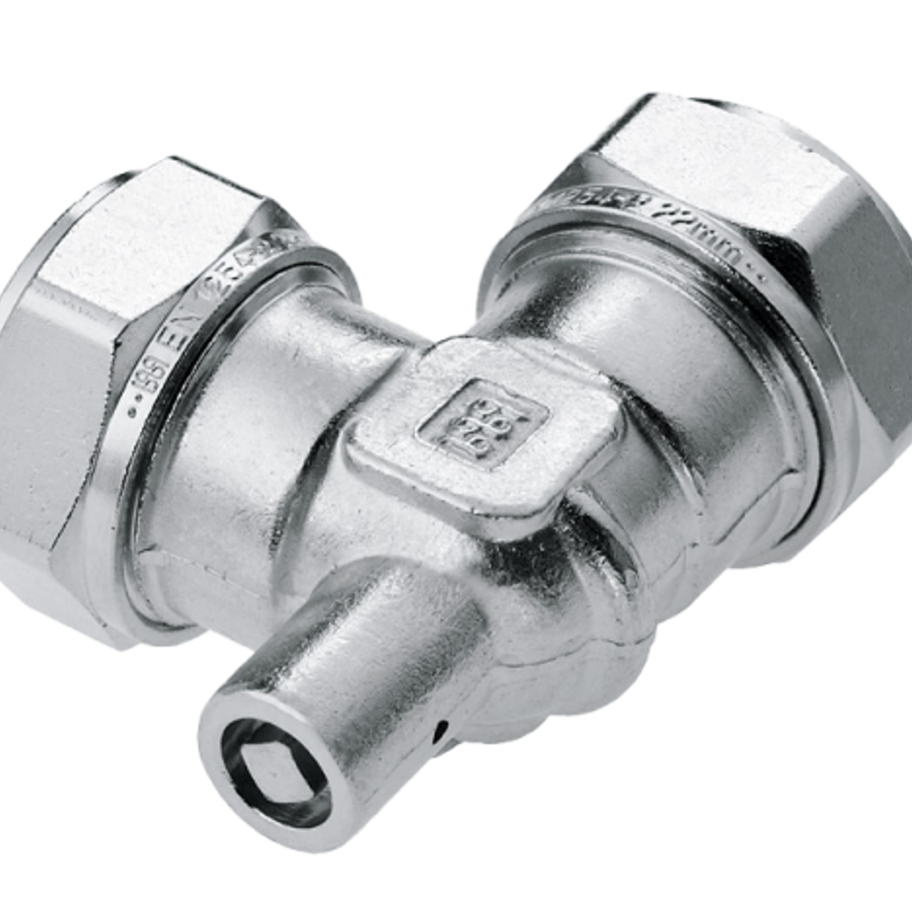 BONFIX 82771 Knel Knie met ontluchting 22 x 22 mm vertind