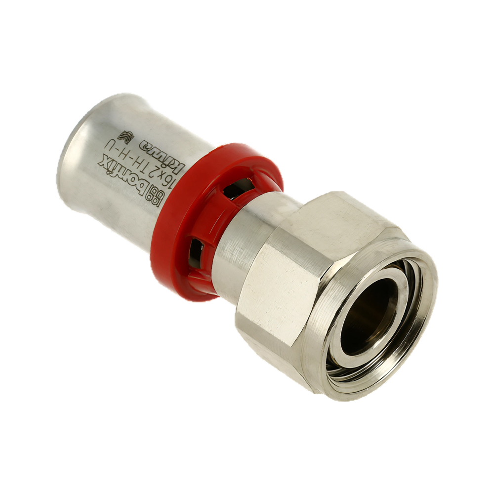 BONFIX Alu-pers 2-del kop. euroconus moer vertind ½" x 16 mm