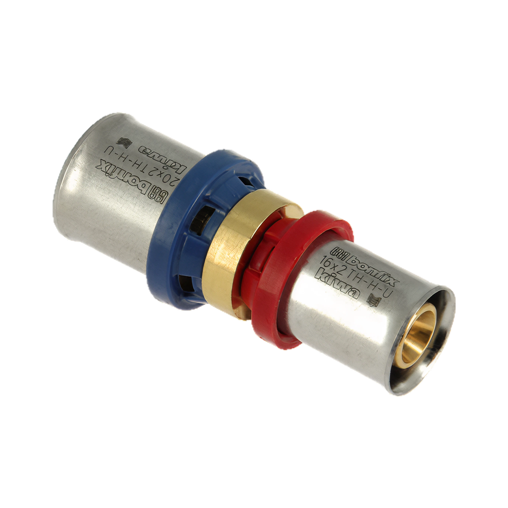 BONFIX Alu-pers 2000470 Rechte verloopkoppeling 32 x 26 mm