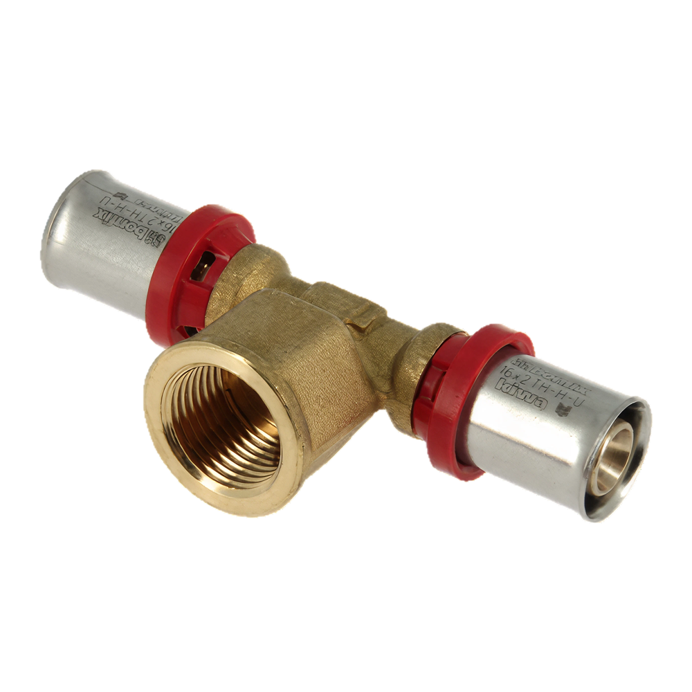 BONFIX Alu-pers 2000760 T-stuk 32 x 1" binnendraad x 32 mm