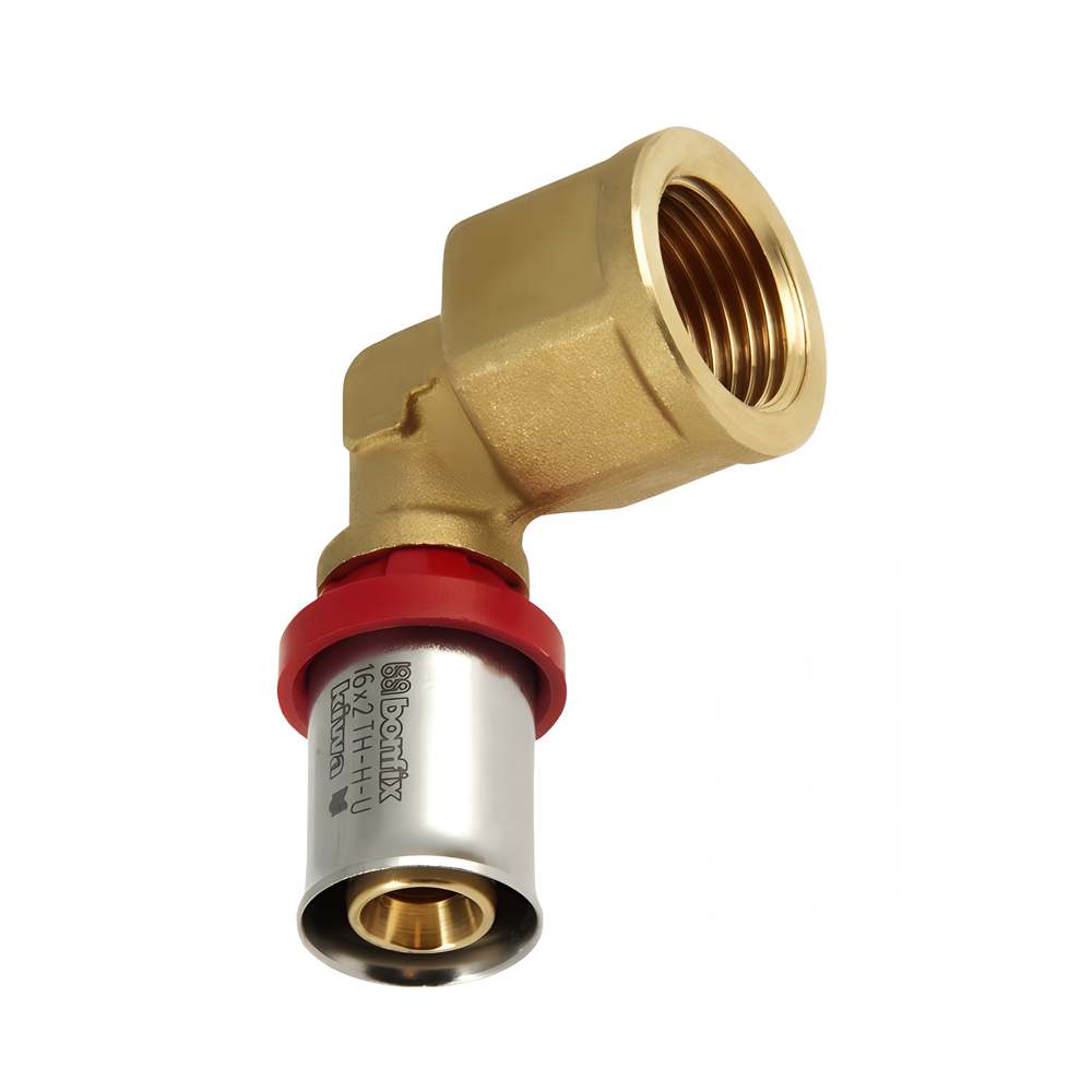 BONFIX Alu-pers 2001115 Knie 1/2" binnendraad x 20 mm