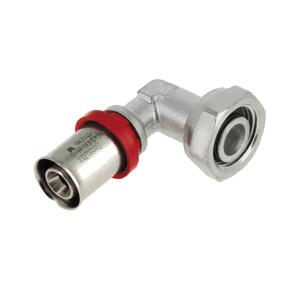 BONFIX Alu-pers 2004410 Knie 1/2" conisch  x 16 mm vertind