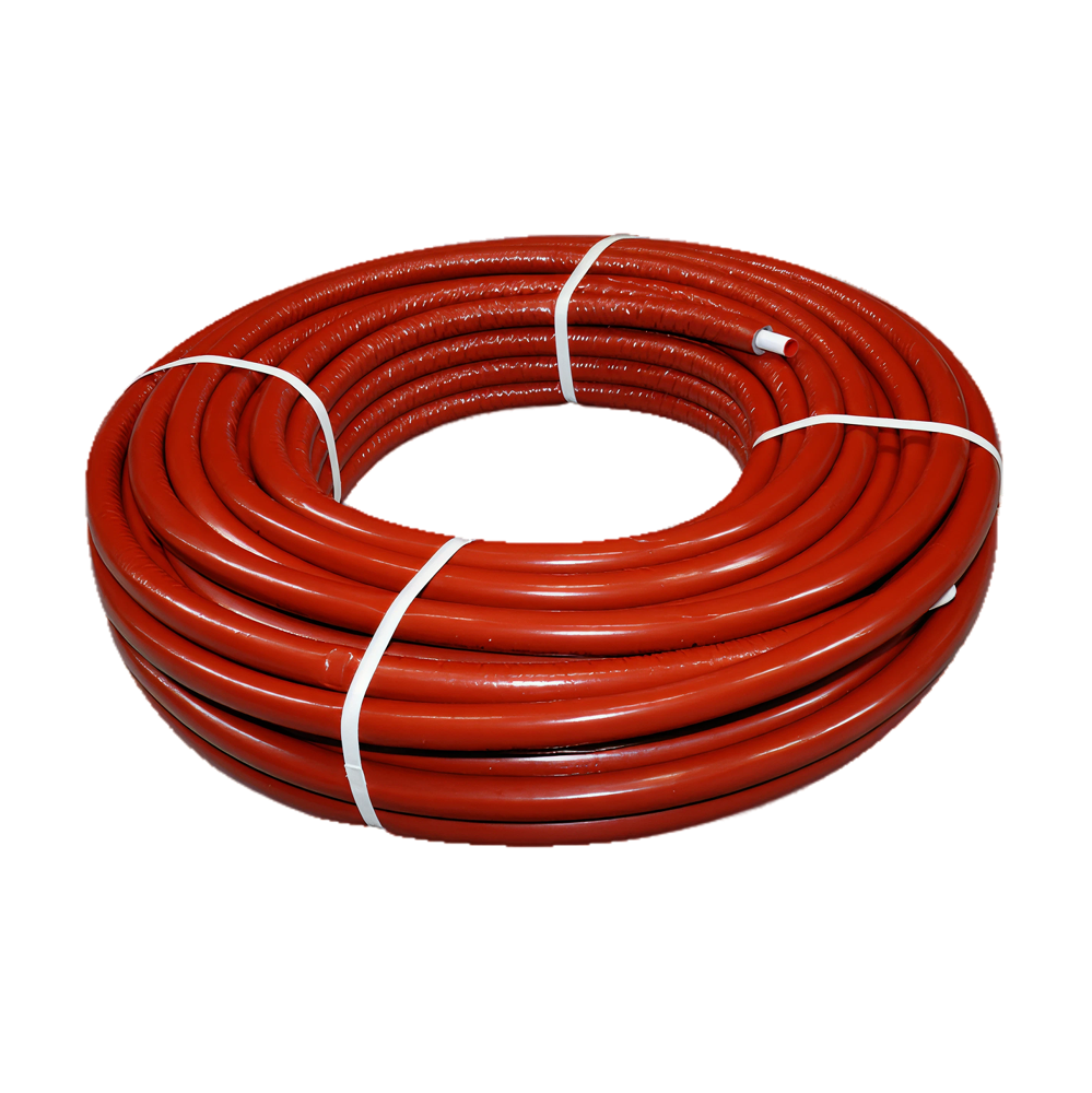 BONFIX Alu-pers systeembuis + 6 mm iso rood 25 x 2,5 rol 50m