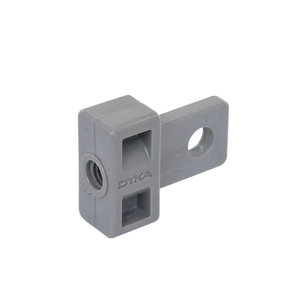 Dyka kunststof montage oog M8, grijs