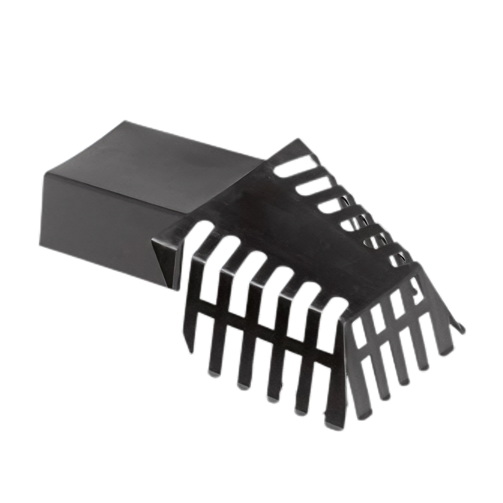 Dyka PE Bladvanger Type U 60x80 Zwart