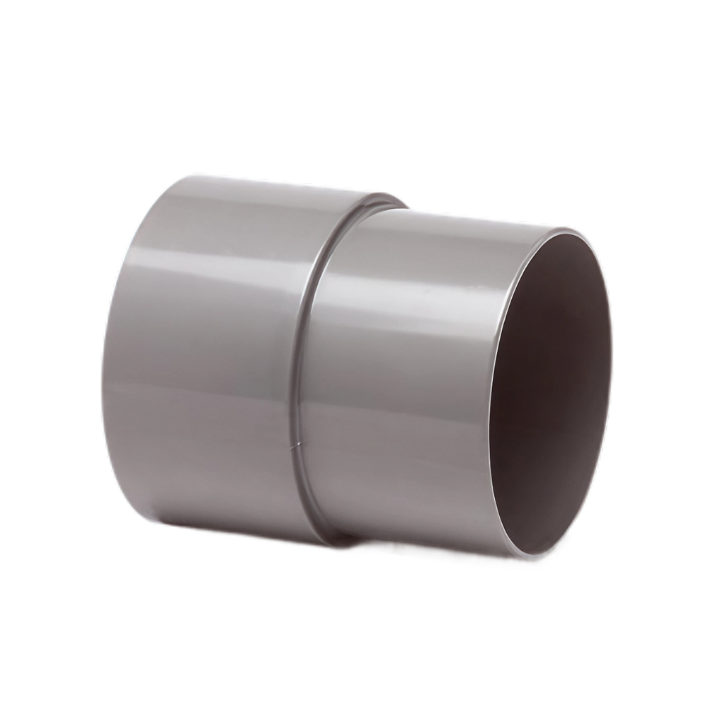 Dyka PVC HWA mof 60mm, grijs, mof/verjongd spie