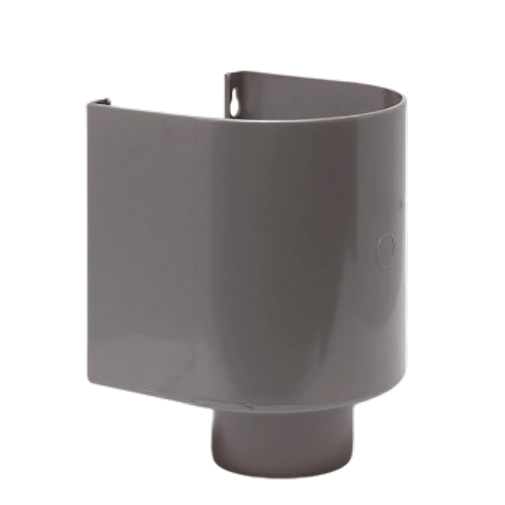 Dyka PVC HWA vergaarbak 80mm, grijs