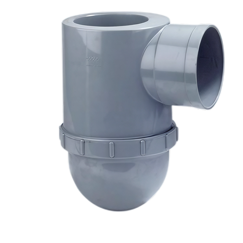 Dyka PVC Rioolsifon 110x110mm mof/lijmmof, grijs