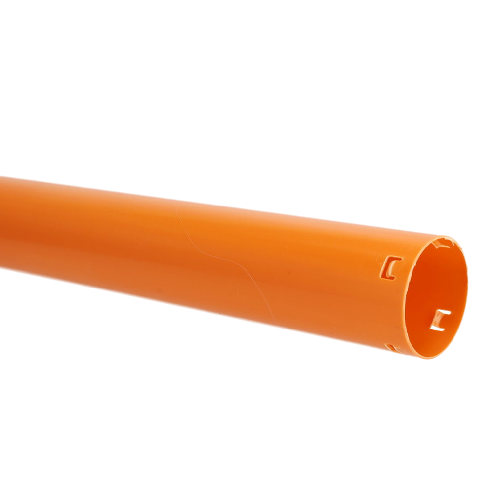 Eindbuis met klik M1 oranje, 50 mm