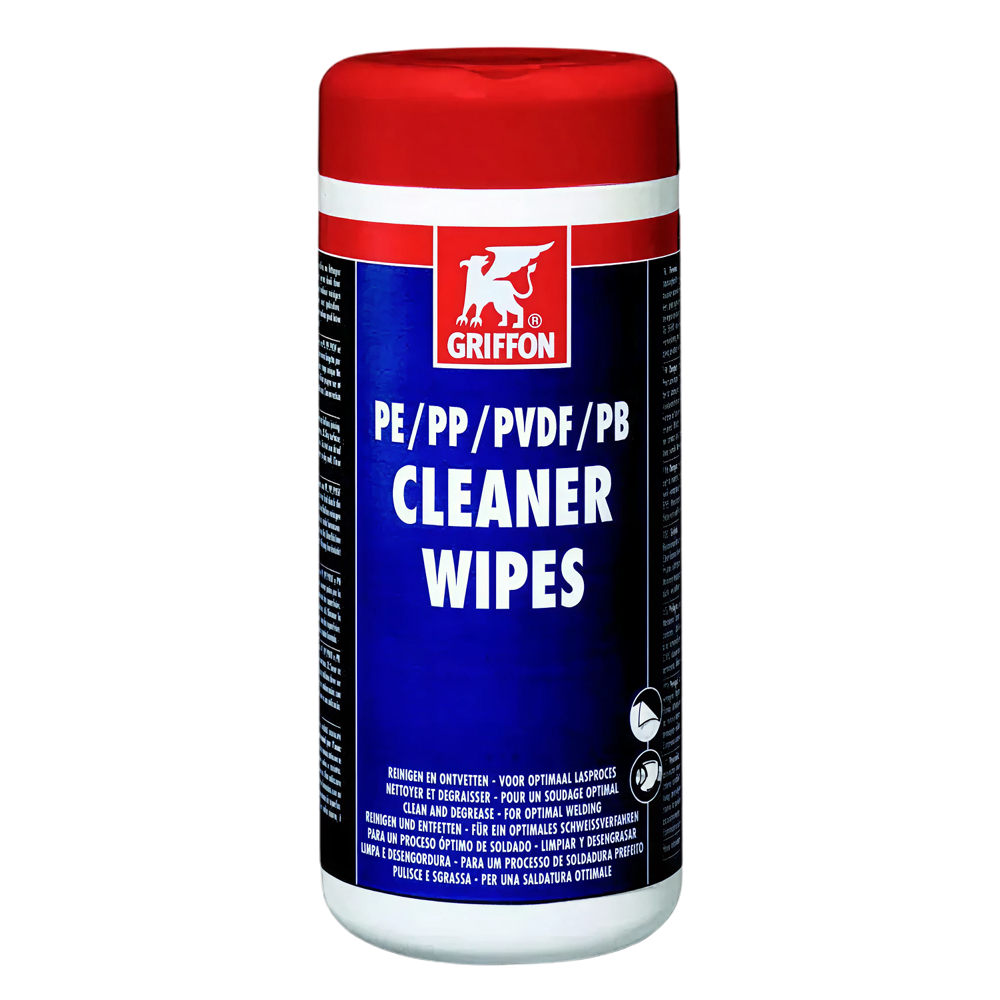 Griffon reinigingsdoekjes t.b.v. pe, pp, pb en pvdf lasverb. 100 st.