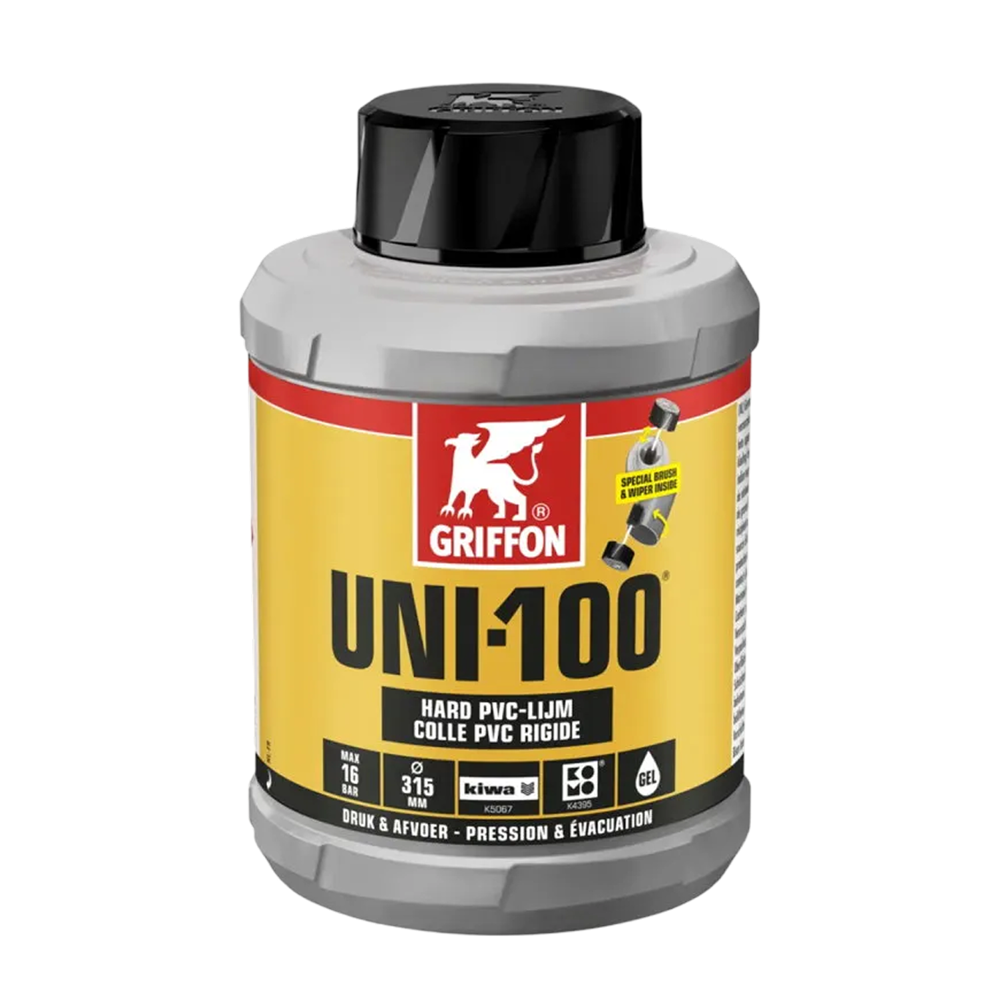 Griffon Uni 100, hard pvc lijm, 250 ml