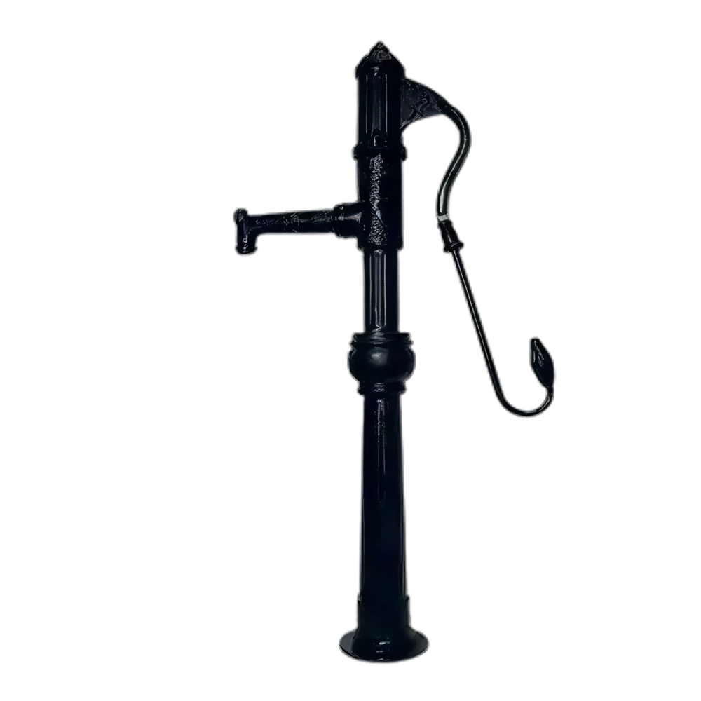 Handzwengelpomp Nostalgiepomp, zwart, 1 1/4"