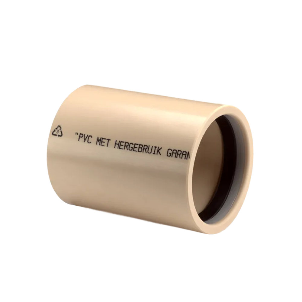 HD Steek / overschuifmof, pvc, 2x manchet, 10 bar, 315mm