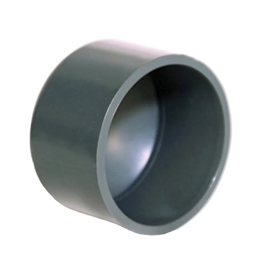 HV Eindkap 75mm Drukloos