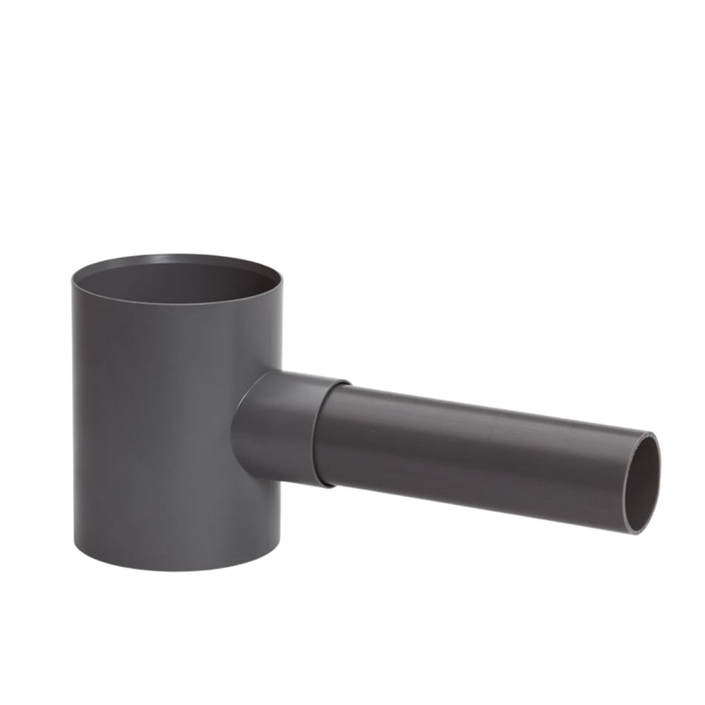 Hwa regenton vulautomaat, pvc, grijs, 70/80 x 40 mm