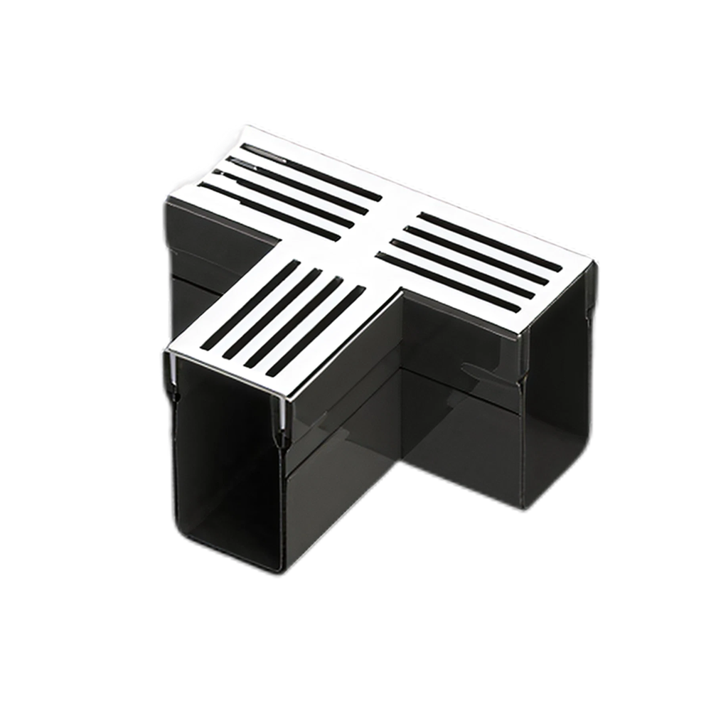 MW Drain 65/100 T-stuk, met RVS rooster