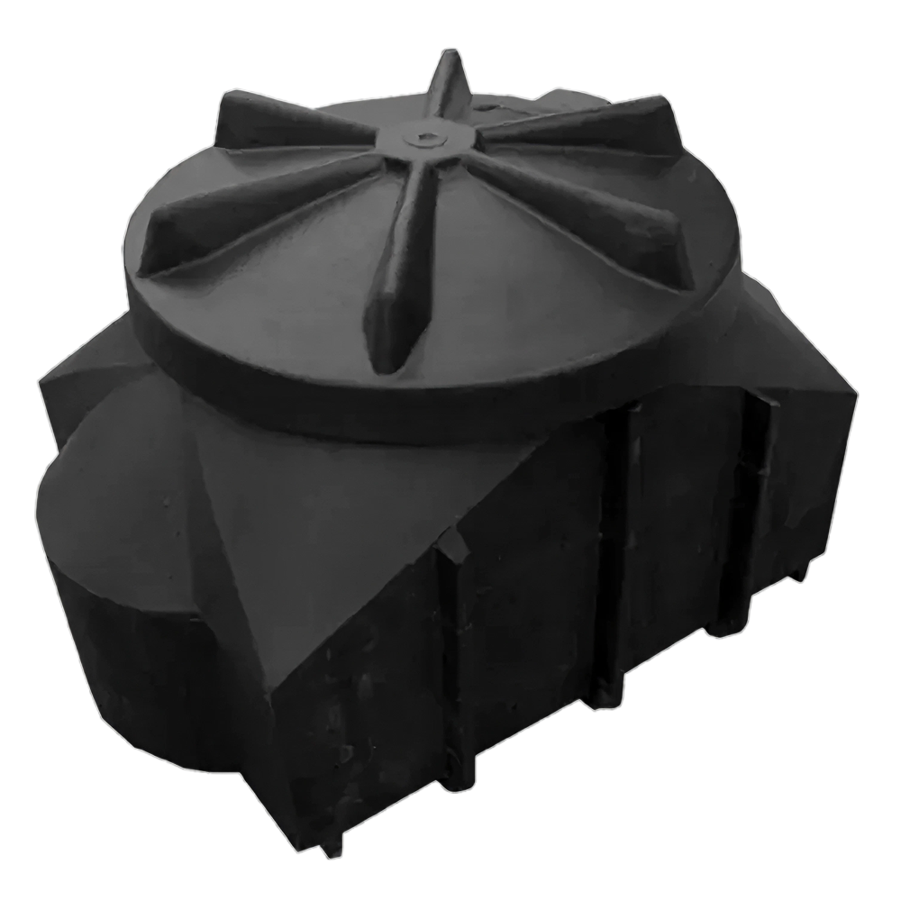 MW Kabeltrekput, Bovendeel met deksel, 820 x 640 x 540