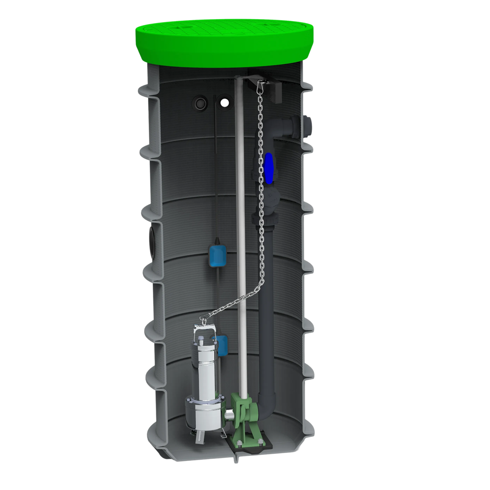MW pompput, DAB Feka VS 750, Ø600 x 1800