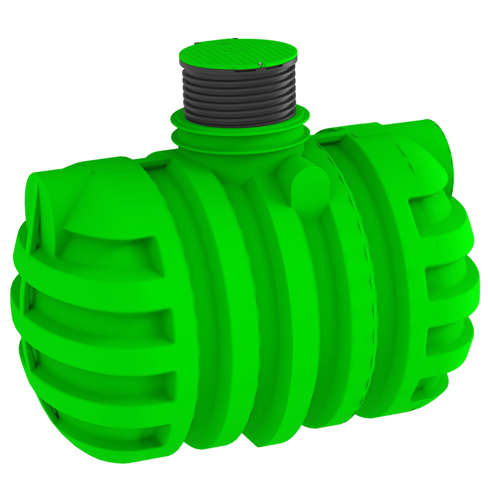 MW Regenwatertank ondergronds, 3000 liter, 2400x1400x1600-2100