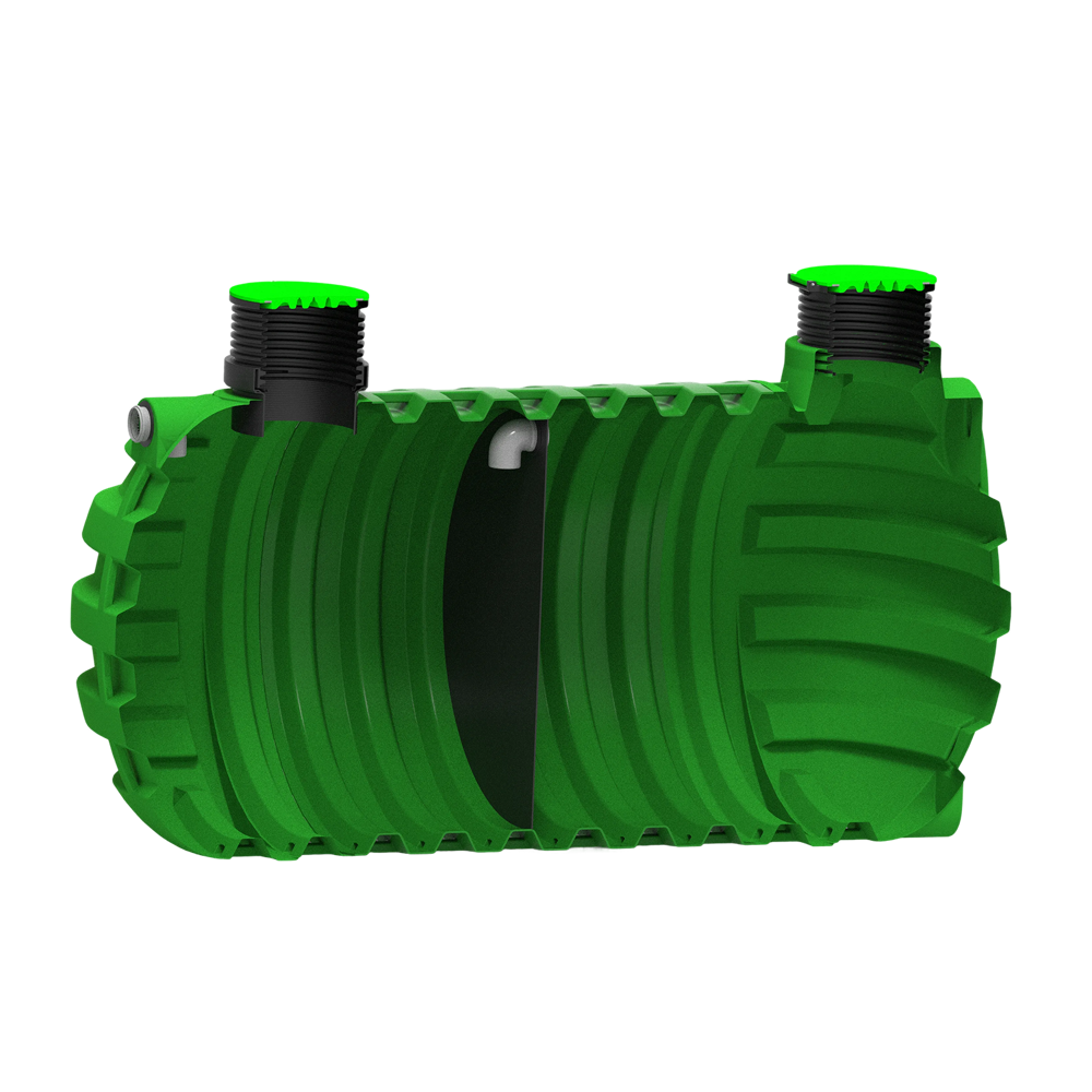 MW Septictank polyetheen, 2-kamersysteem 16000 liter