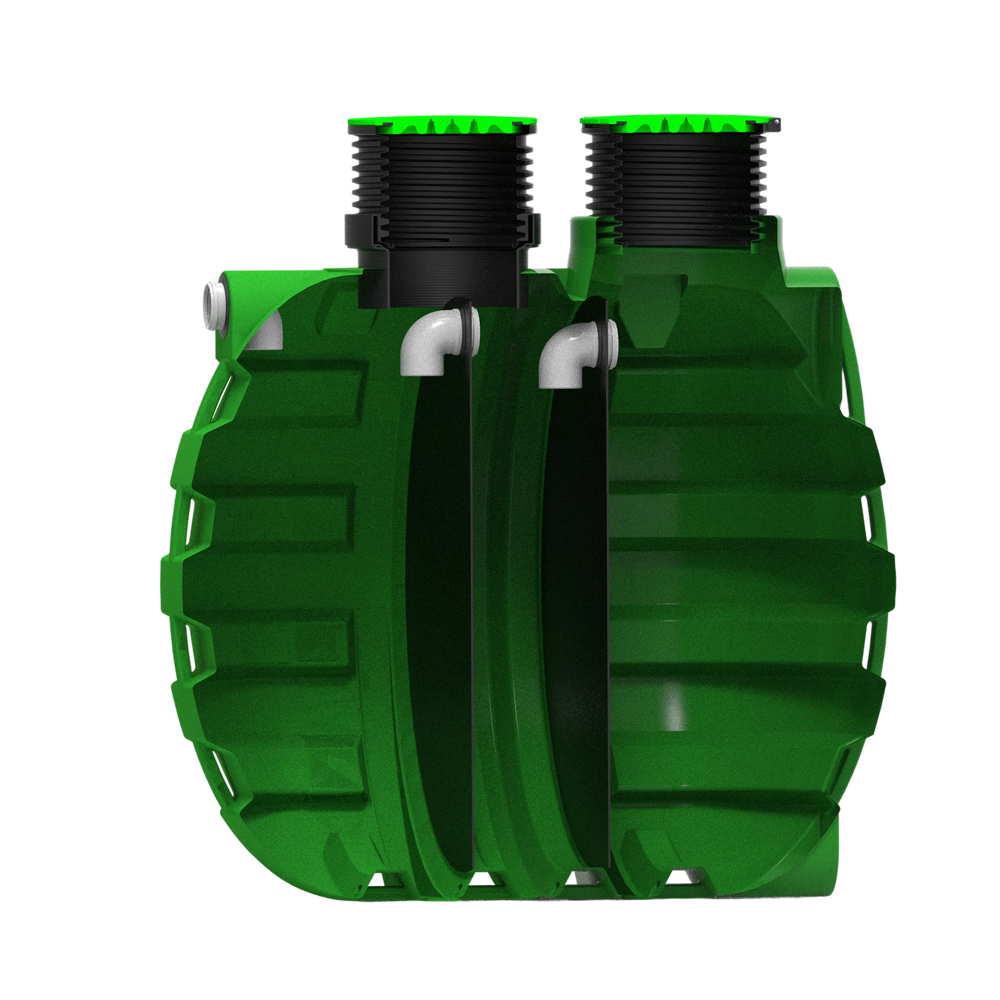 MW Septictank polyetheen, 3-kamersysteem 8000 liter