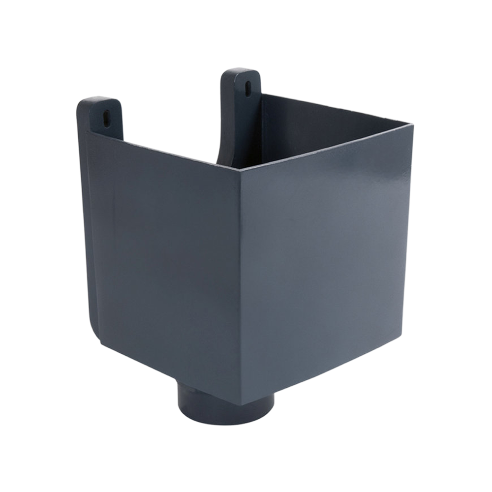 NICOLL Techtan PVC-Ti vergaarbak 100mm antraciet