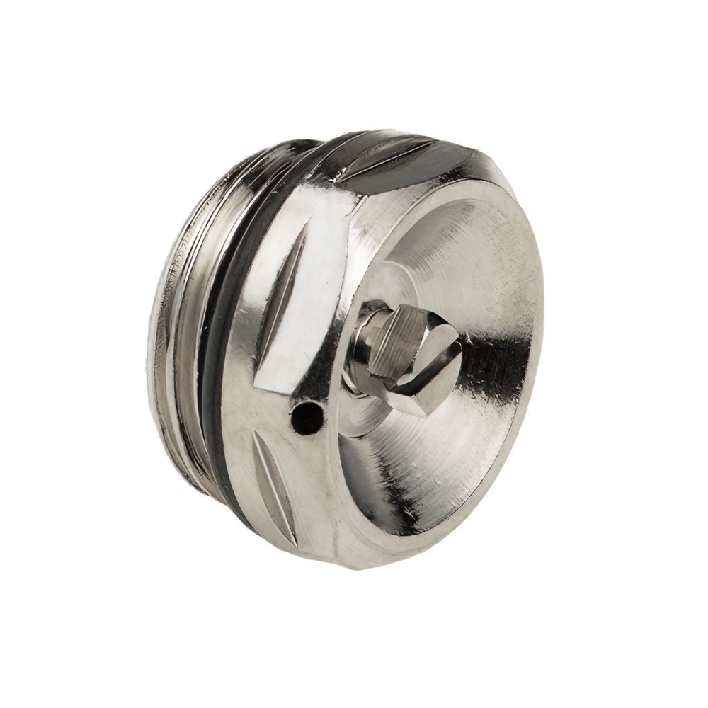 Ontluchter messing vernikkeld 1/2"