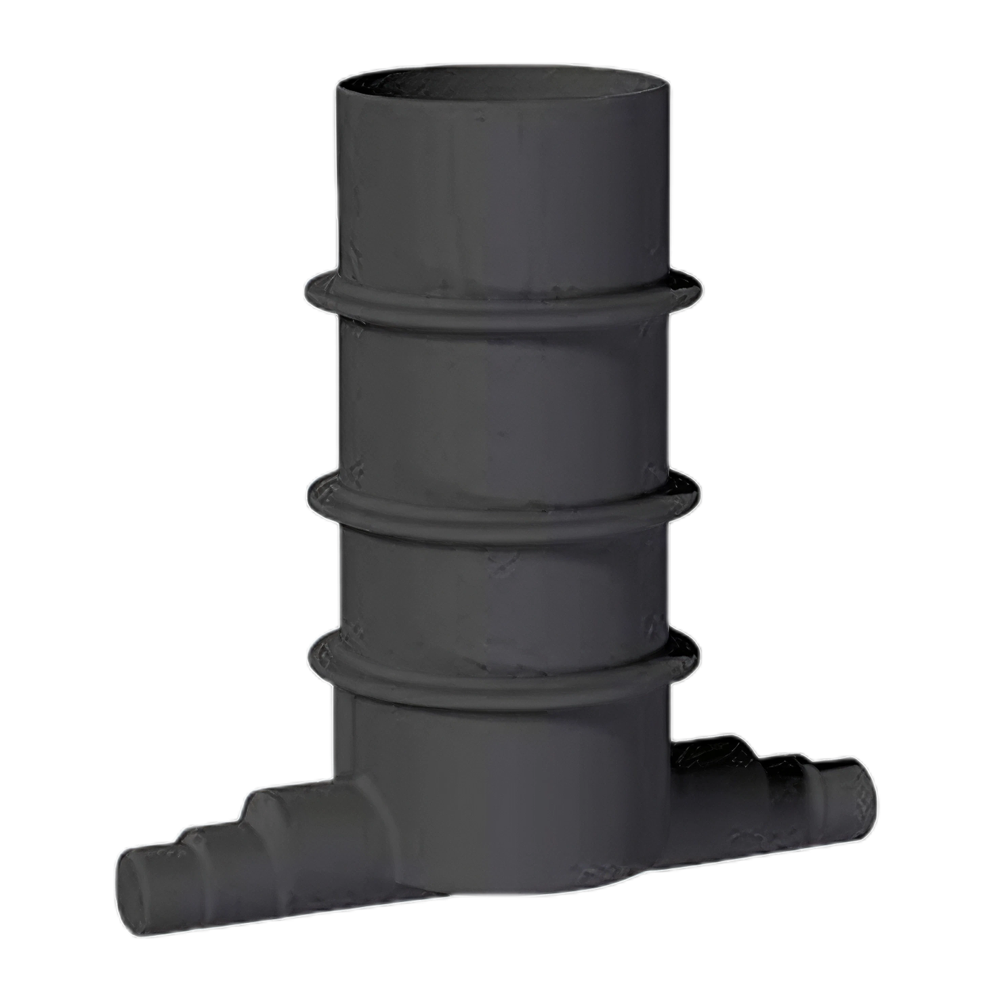 PE put Ø600 met stromingsprofiel, H=3000mm,Ø 160/200 aansl.