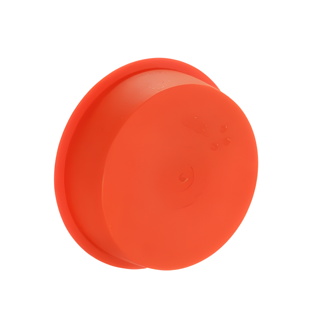 PE speciedeksel 90mm, rood
