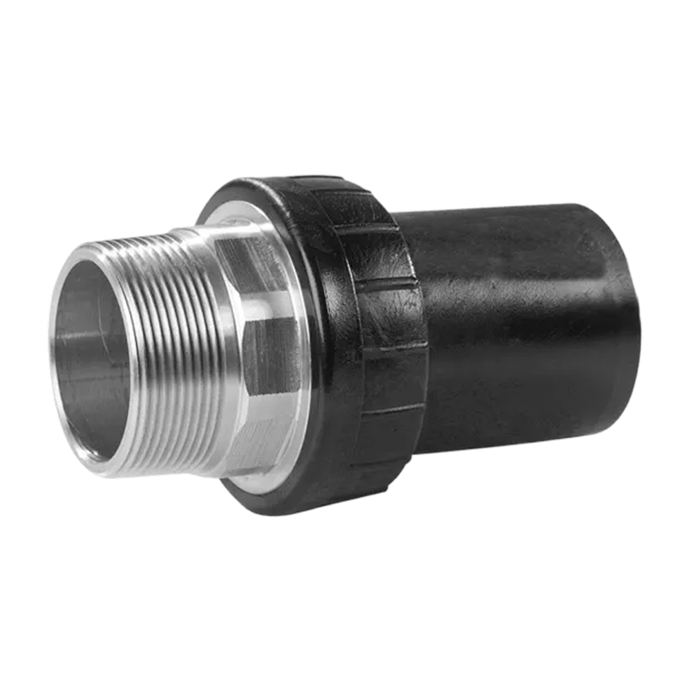 PE100 UAN elektrolas adapter messing bt.dr. d63x1½'' SDR11