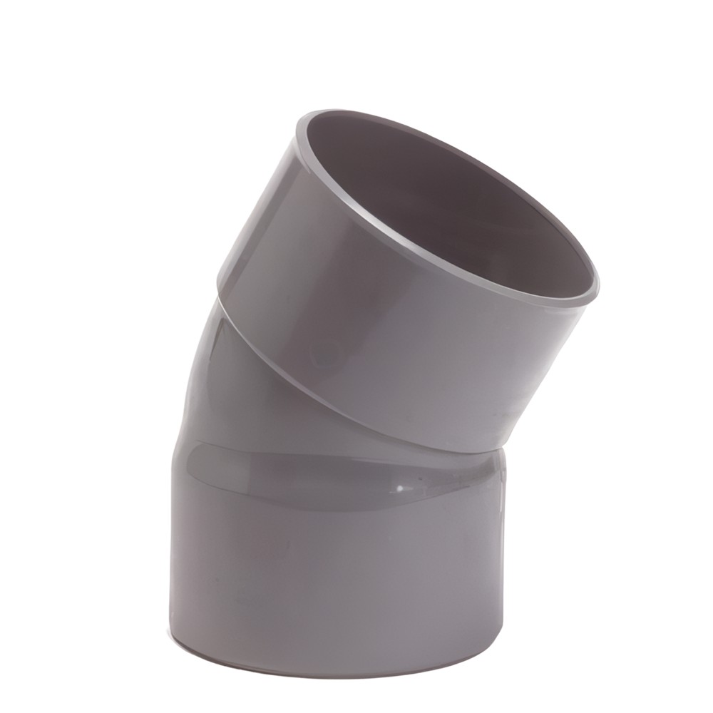 Pipelife lijm bocht 30gr 125mm mof-mof