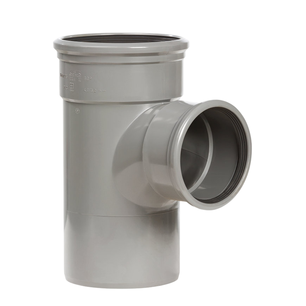 Pipelife t-stuk sn4 90g 160x125 m/s