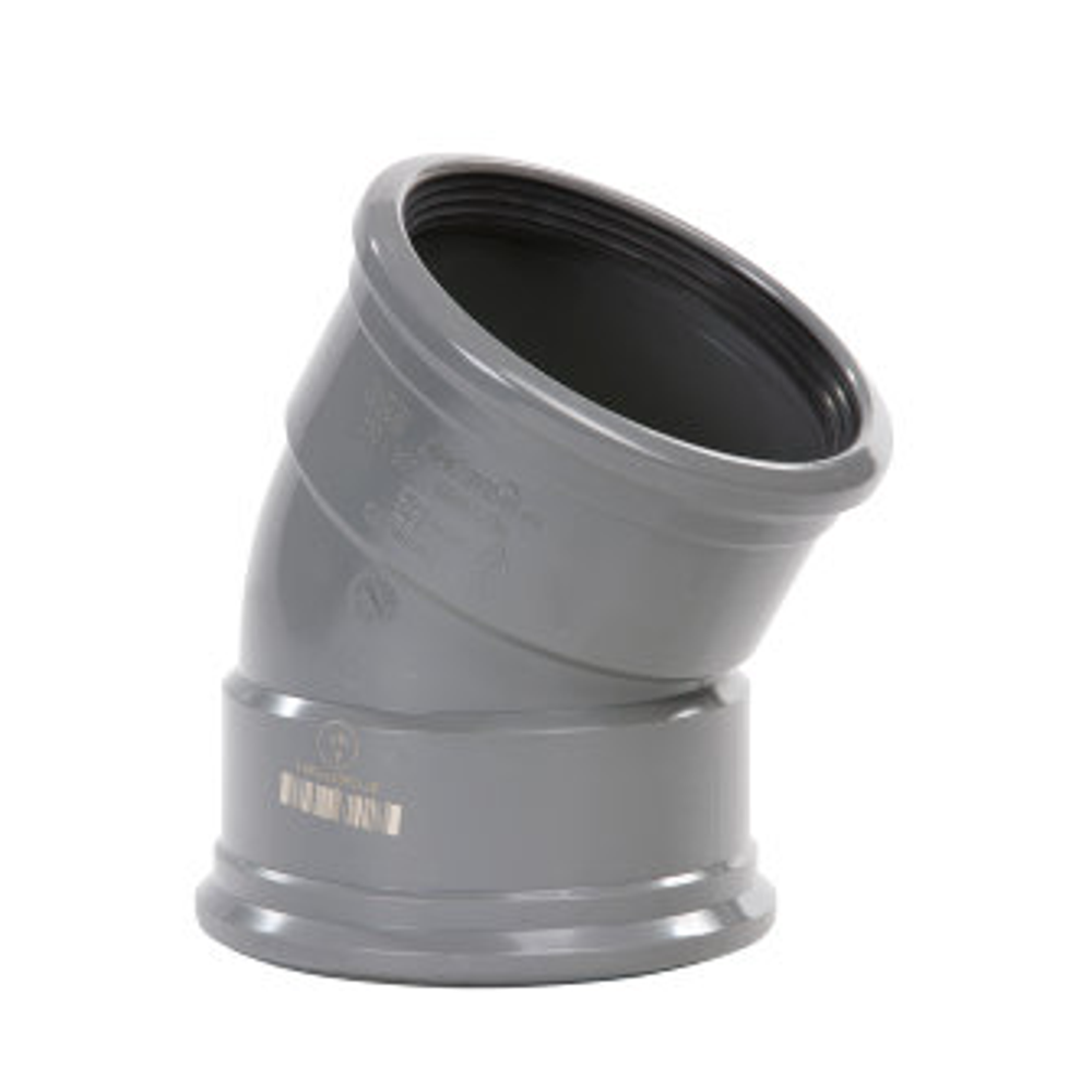 PVC Bocht 30° 250 SN4 M/M