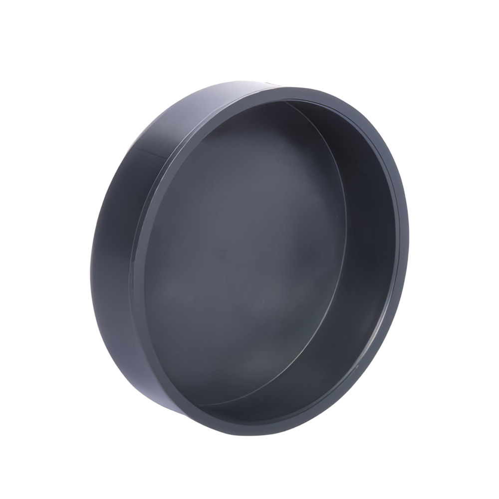 PVC eindkap 40, lijmmof, grijs