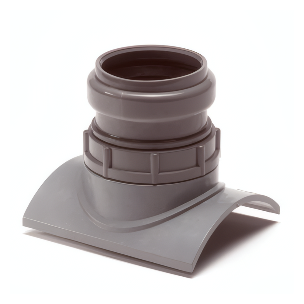 PVC Klemaanboorzadel, 125 x 40mm