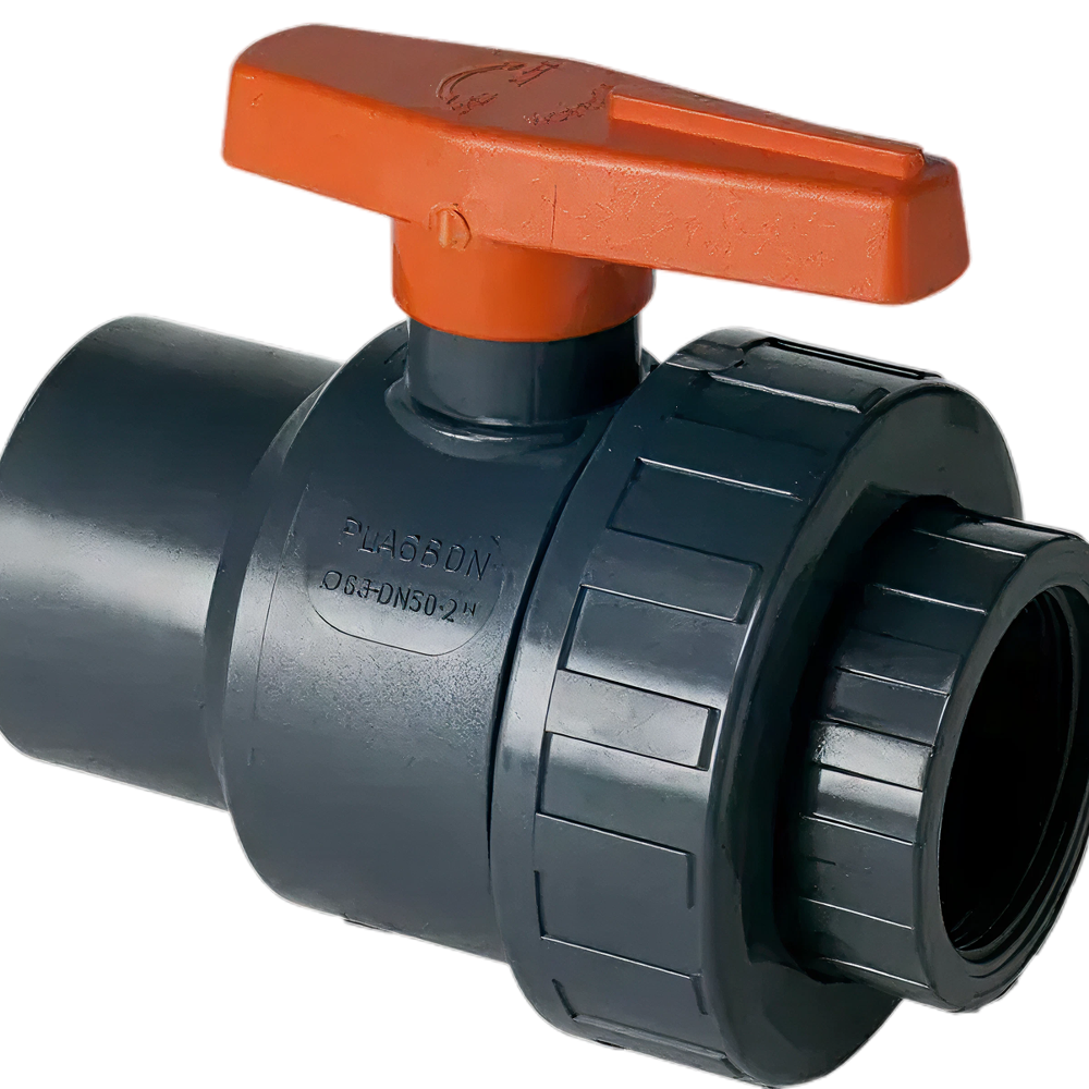 PVC Kogelkraan 3/8" 1 x Wartel