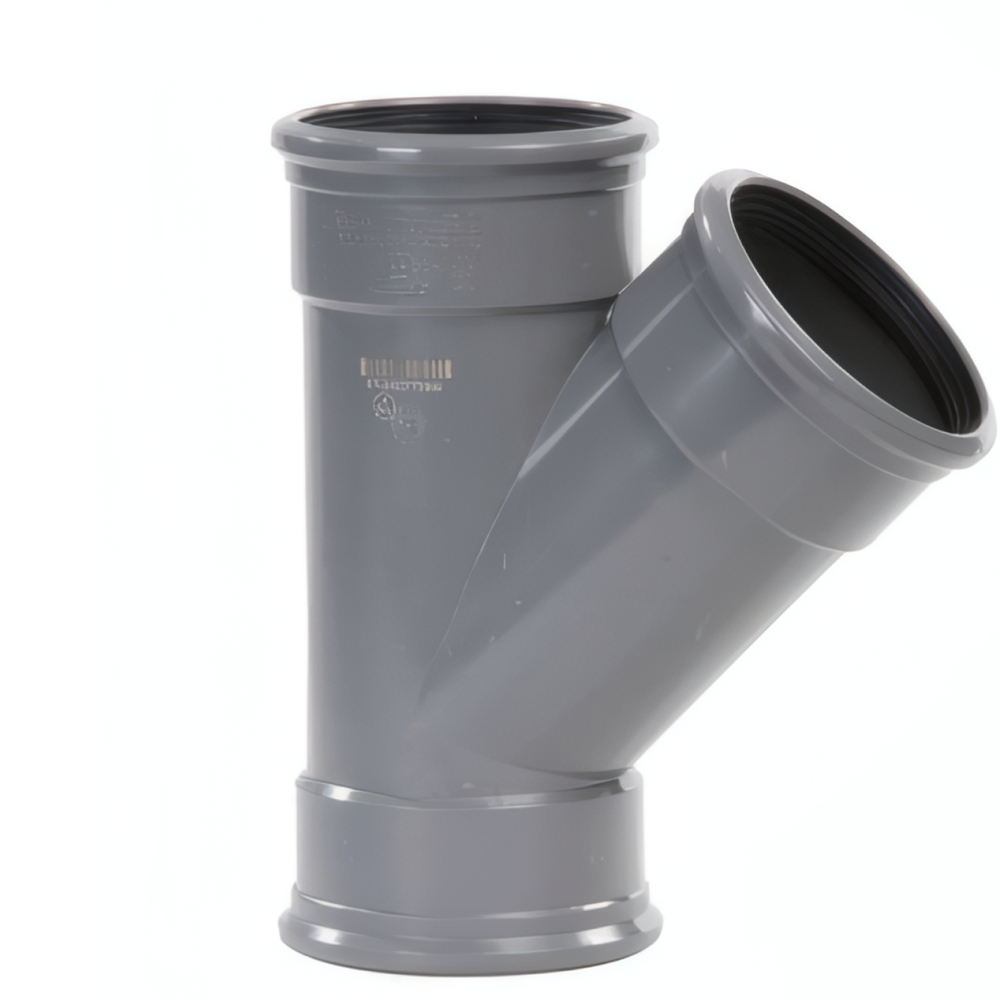 PVC T-stuk 45° 500 SN4 3M