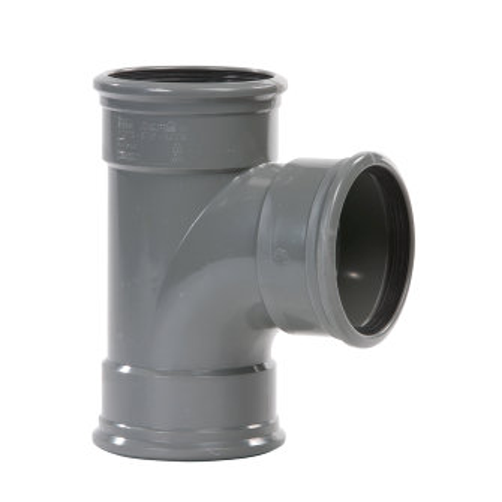 PVC T-stuk 90° 125 SN8 3M Flx