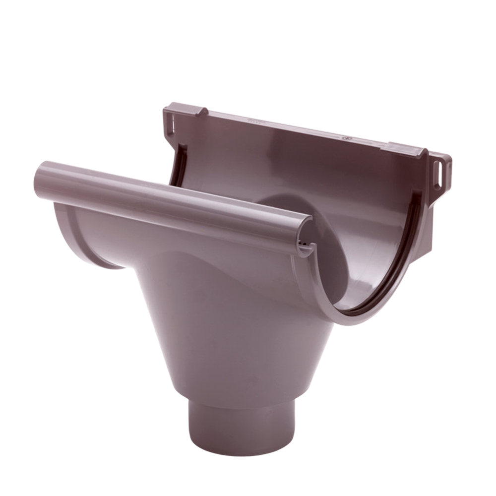 S-lon Klem gootuitloop voor mastgoot 125mm ⌀70-80mm, grijs