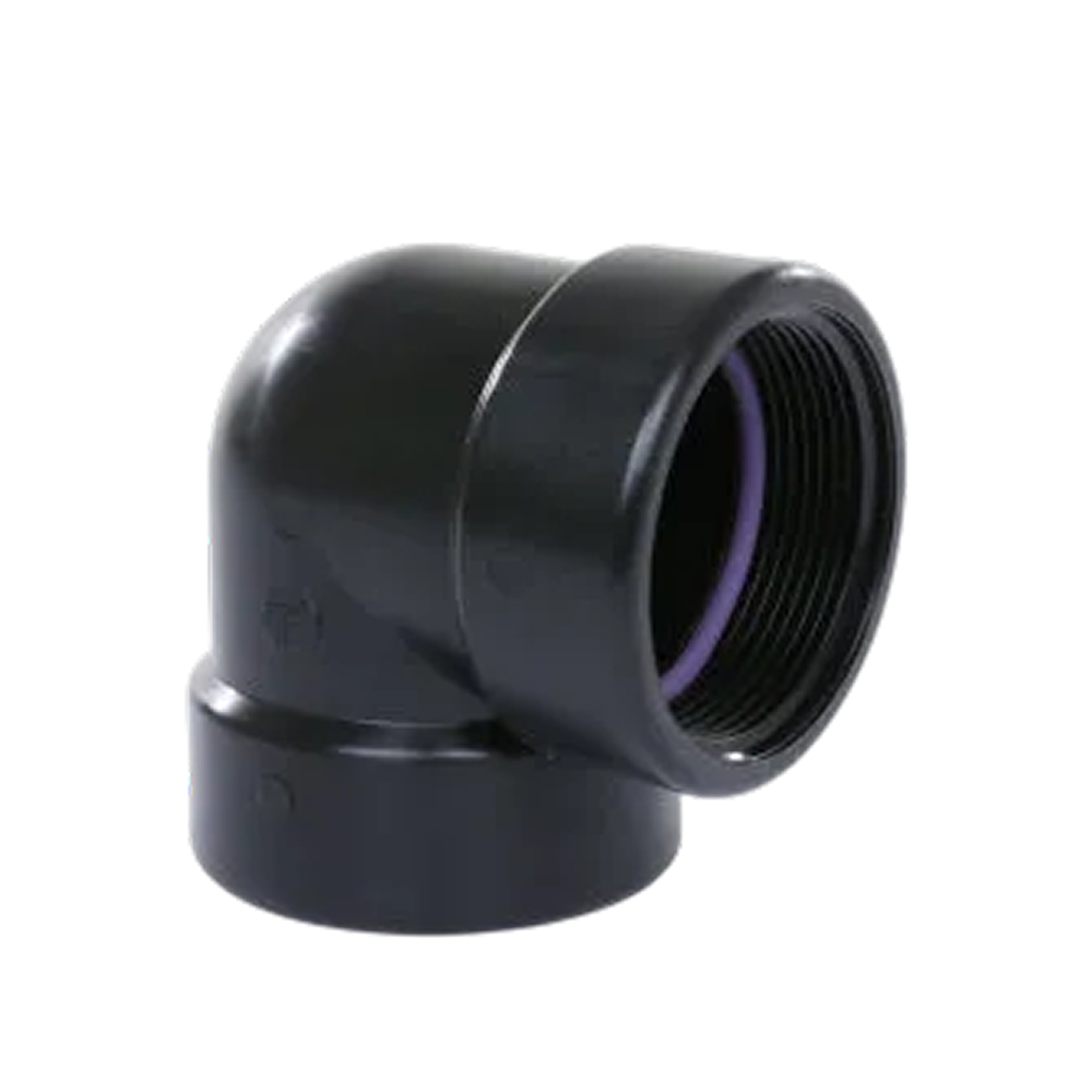 Self-Seal PP knie 90° 1"